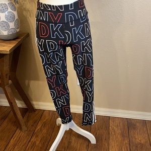 DKNY Sport Logo 7/8 Length Leggings
